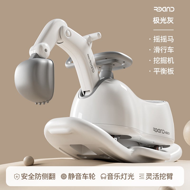 Manufacturer'S Ready-Made Multifunctional Peanut Yo-Yo Car Kidsren'S Rocking Horse Excavator Scooter 1-5 Years Old Baby Car - Image 1